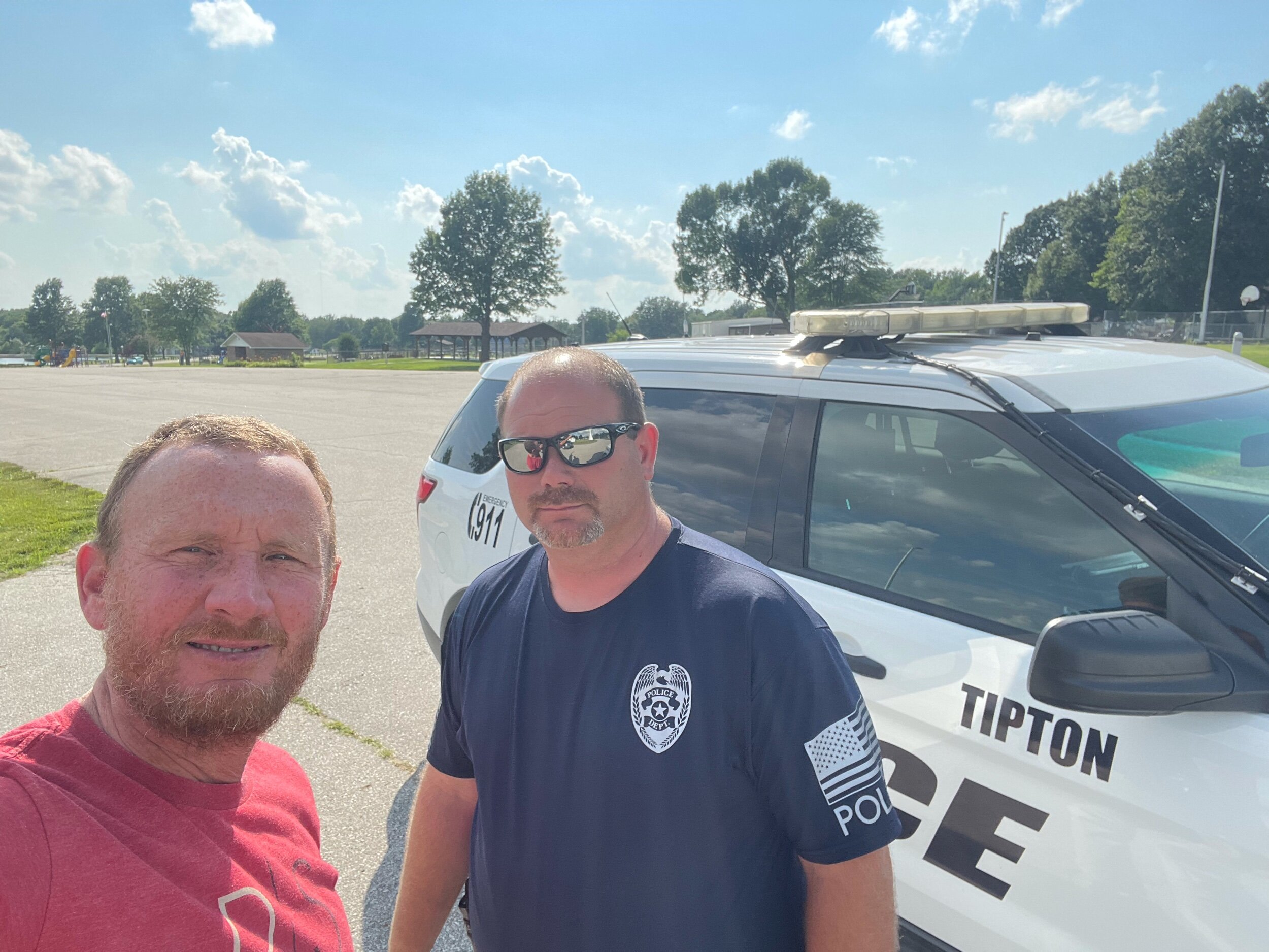 Officer Edward dropping me back off