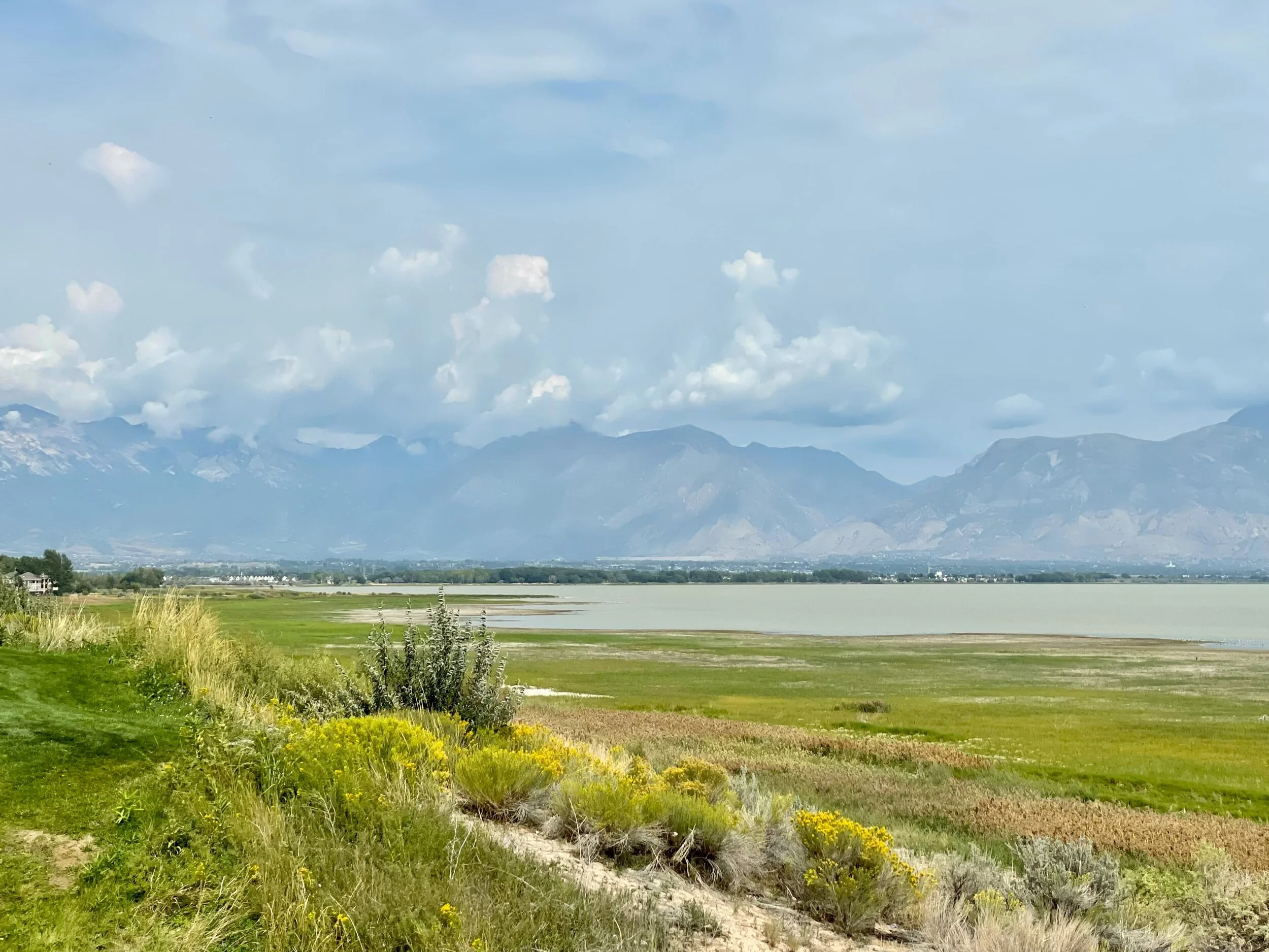 Lake Utah with Mount Timpanogos in the back drop
