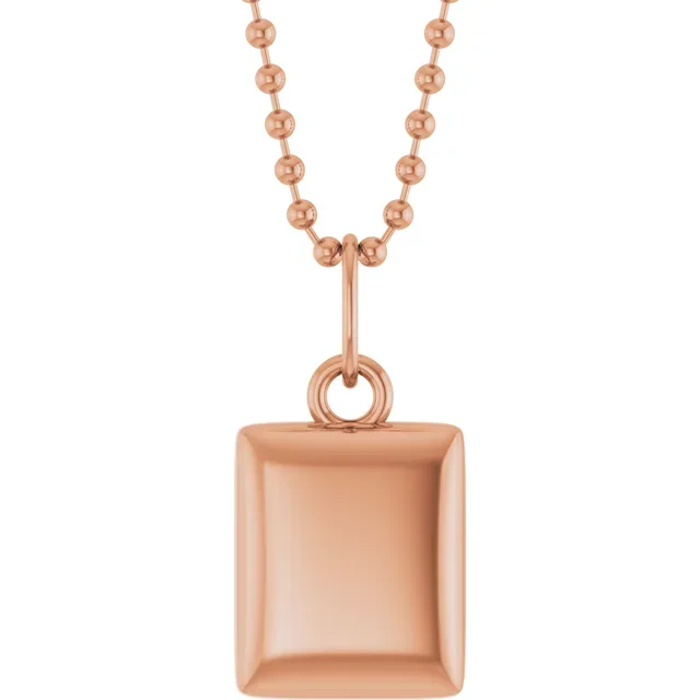 Puffed Tag Necklace_Rose.webp