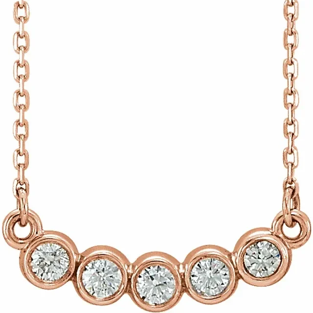 Bezel Center Station Necklace_Rose.webp