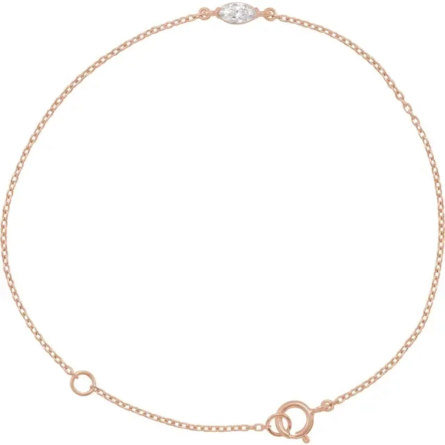Marquise Station Bracelet_Rose.webp