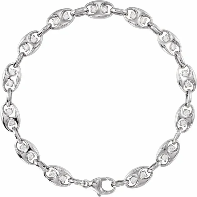 Mariner Link Diamond Bracelet_White.webp