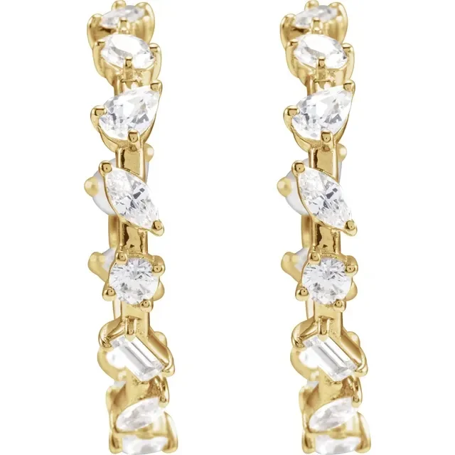 Mixed Shape Hoop Earrings_Yellow_3.webp