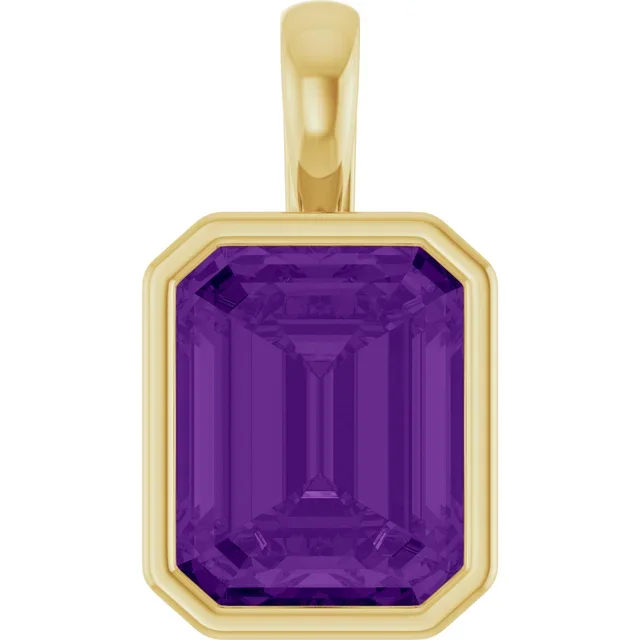 Bezel Set Gemstone Charm_Amathyst.webp
