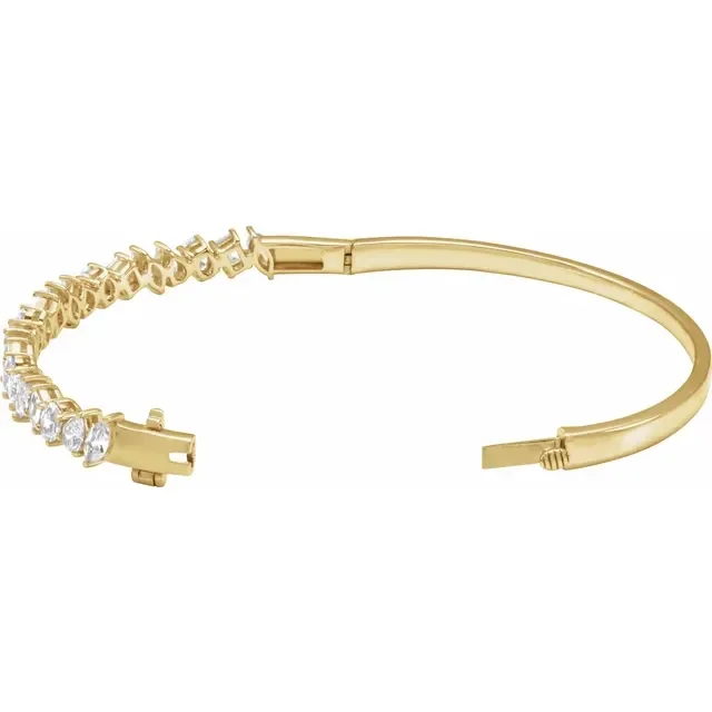 Mixed Shape Diamond Bangle_Yellow_2.webp