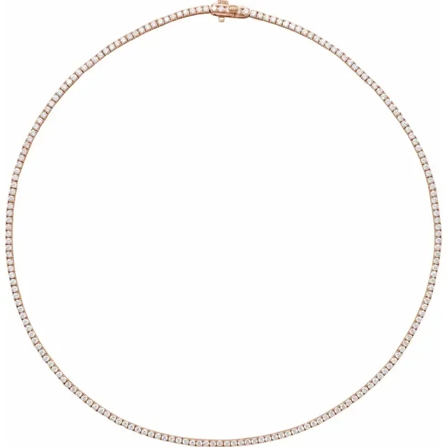 Petite Tennis Necklace_Rose.webp