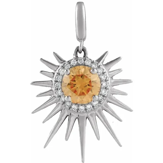 Halo Citrine Sun Charm_White.webp