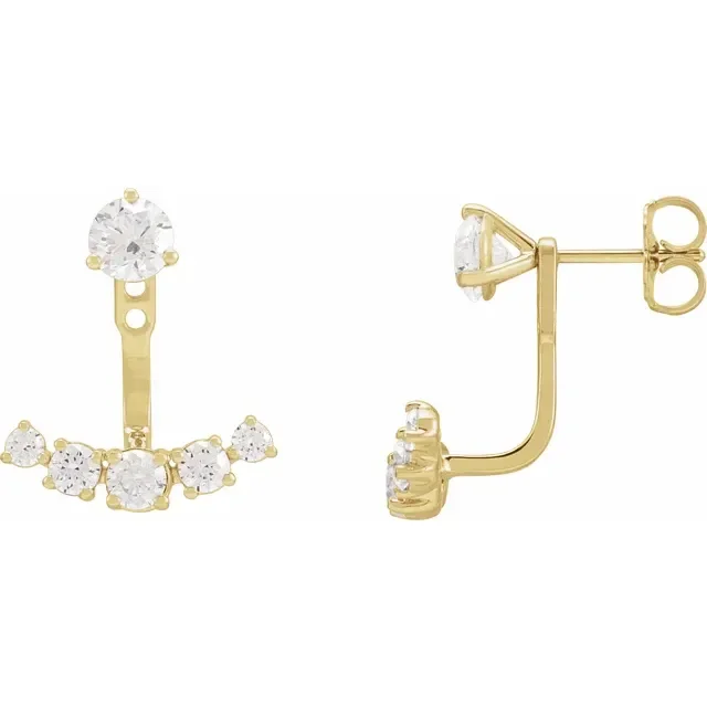 3 14K Yellow 1 CTW Lab-Grown Diamond Curved Bar Earring Jackets.webp
