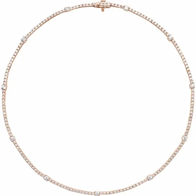 Station Tennis Necklace_Rose.webp
