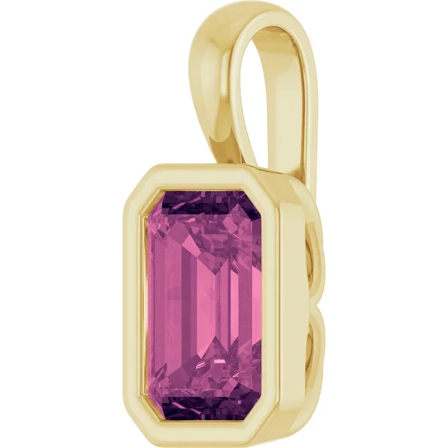 Bezel Set Gemstone Charm_Tourmaline_2.webp