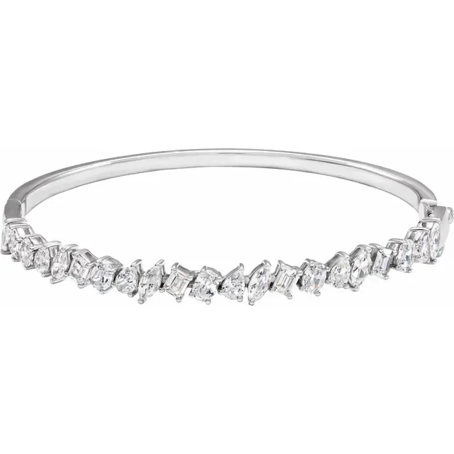 Mixed Shape Diamond Bangle_White.webp