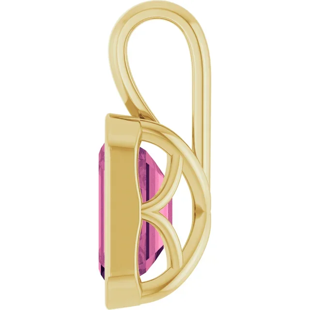 Bezel Set Gemstone Charm_Tourmaline_3.webp