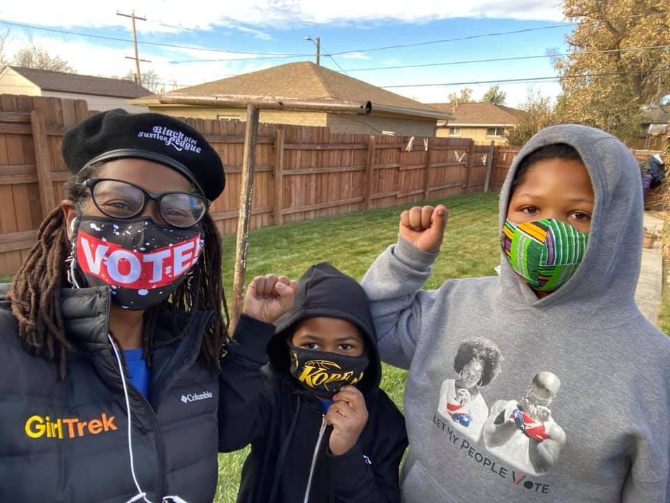  Taliah Abdullah, a founding member of the Black Girl Justice League, Denver, CO 