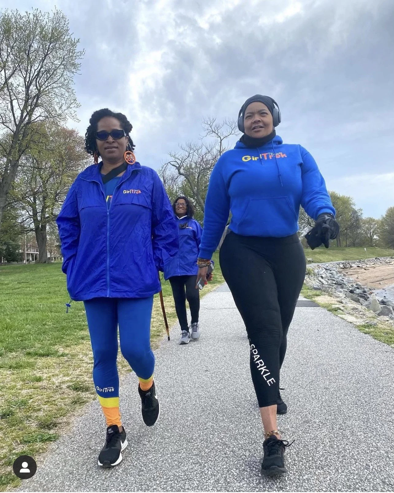   [Pictured: Gina and Tee, members of the Delaware Sole Sisters Crew]  