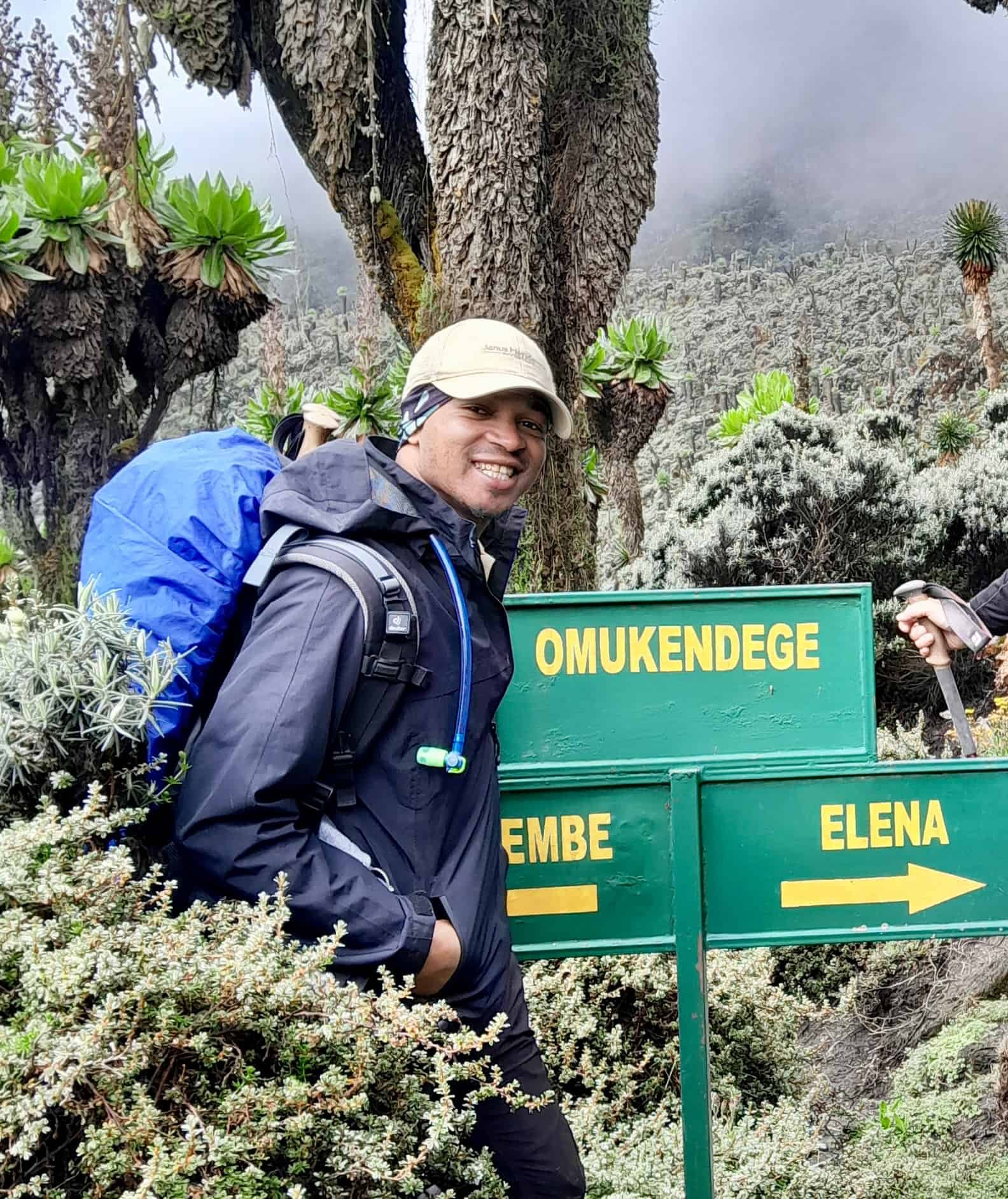 Humphrey Urio Kilimanjaro guide climbing Ruwenzoris in Uganda