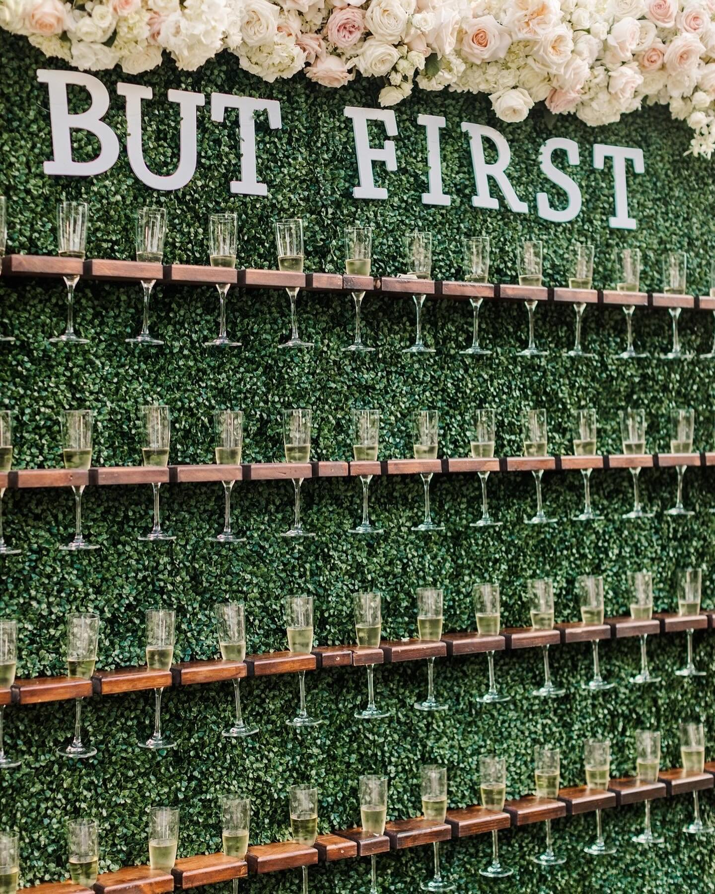 We&rsquo;ll never say no to champagne or to this drink display that welcomed E+A&rsquo;s guests into their reception tent.  Guest experience is paramount in our planning process. We always focus on adding details and experiences that make guests feel