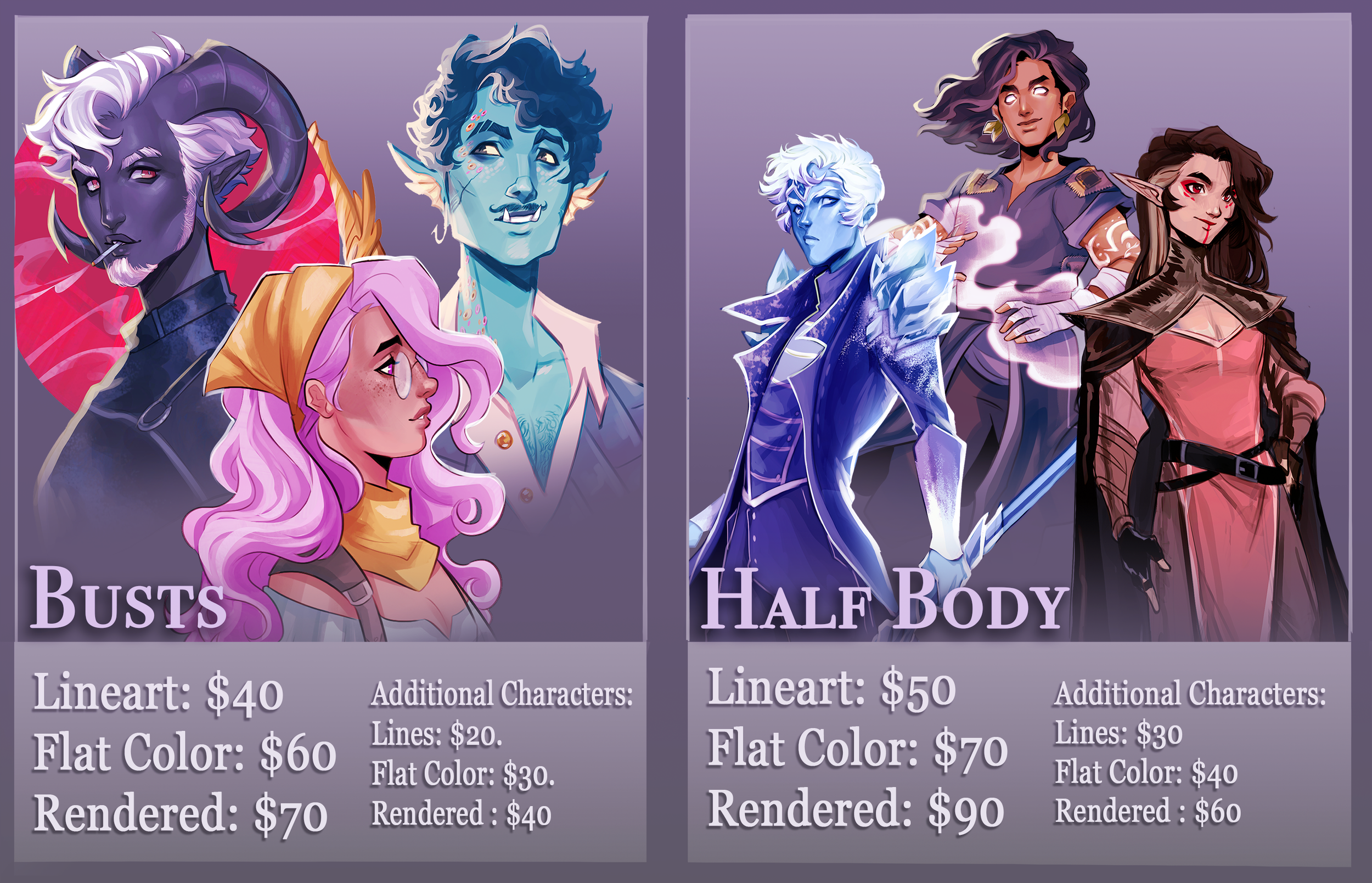 Commission Prices