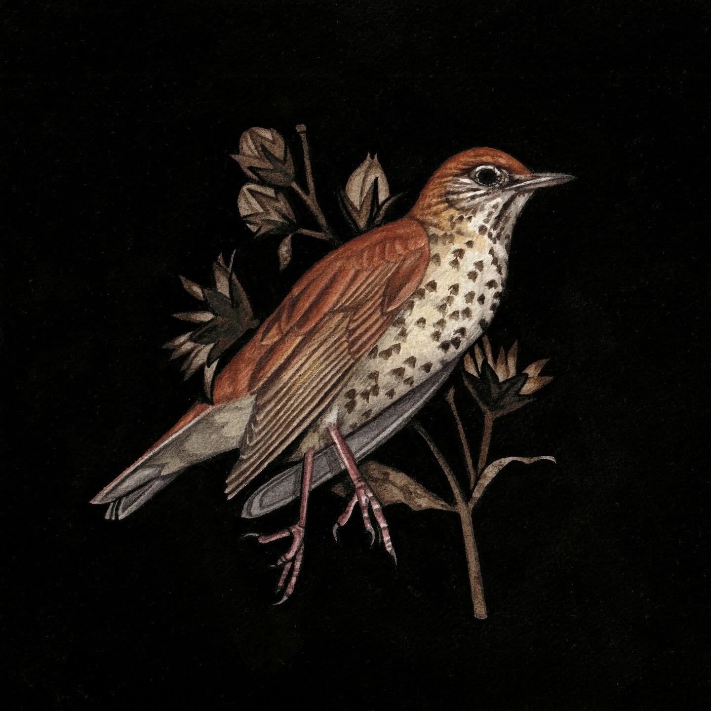 &bull; Soft Departure &bull; 
The final painting that was on view at @archenemyarts last month. 🖤