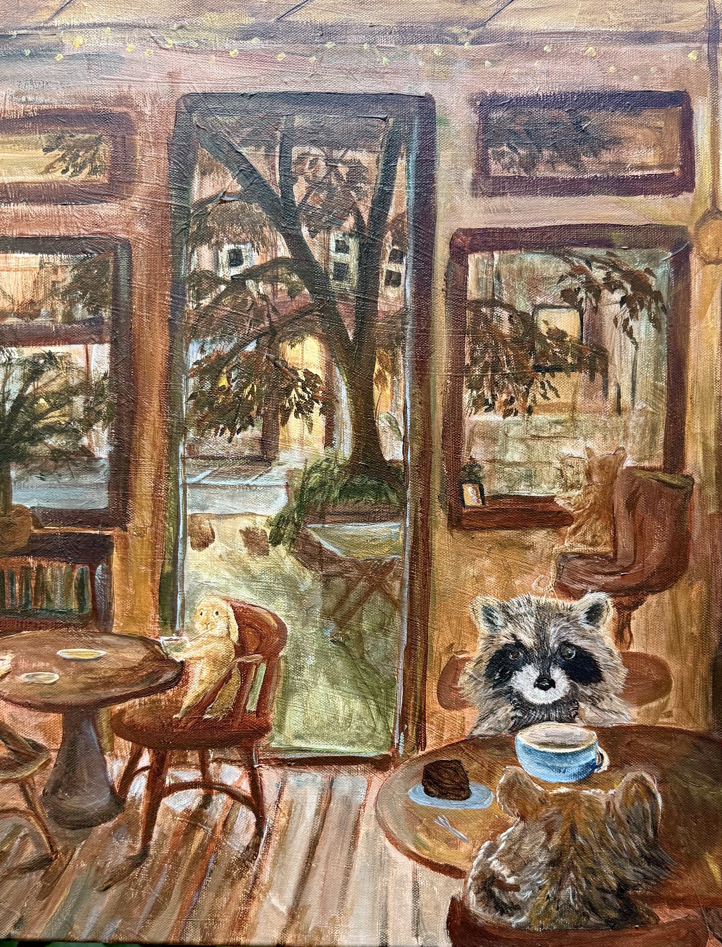 With Her, Having Coffee (Private Collection) 2026