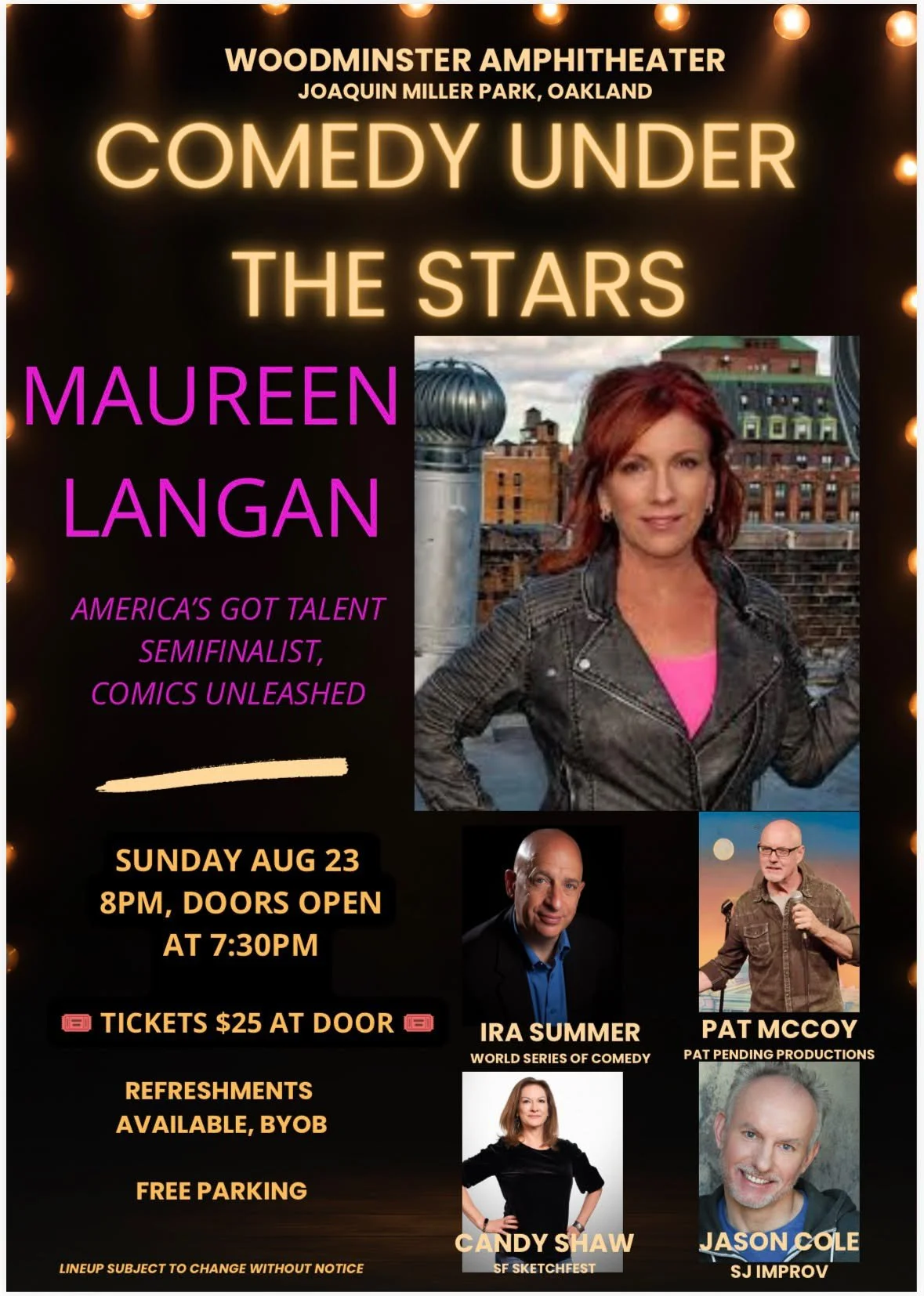 Comedy Under the Stars - Oakland, CA