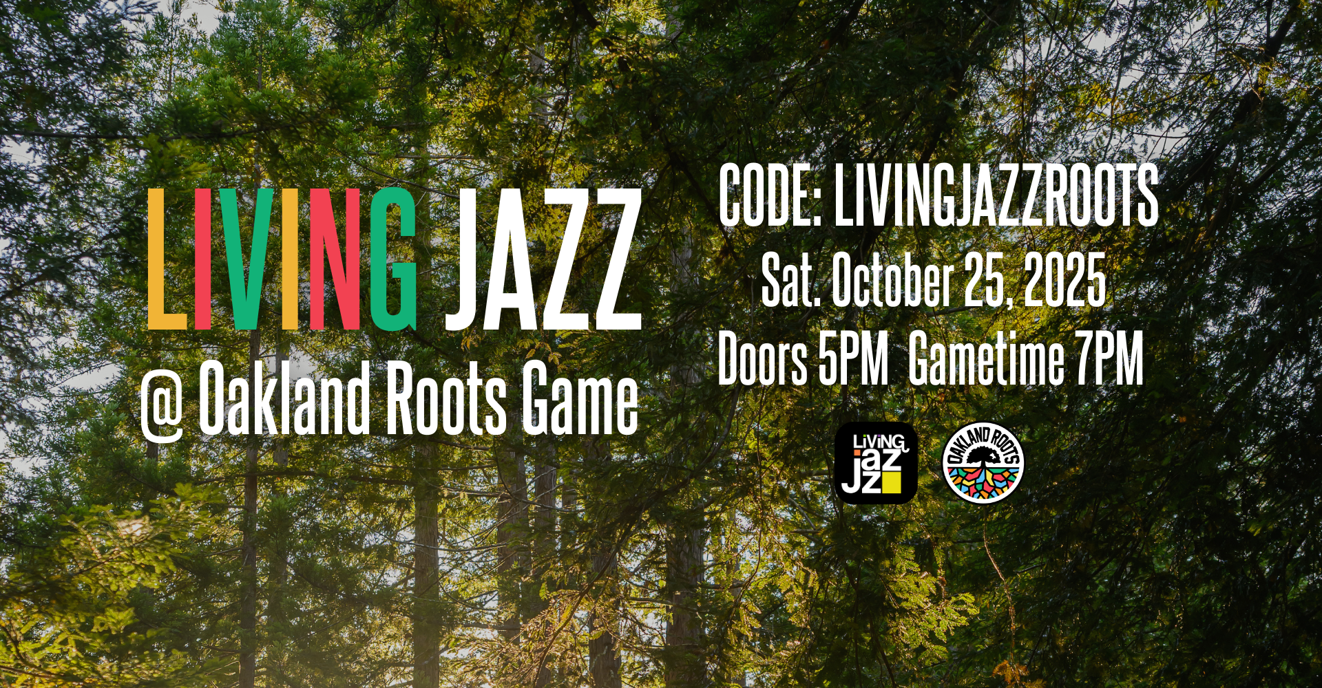 Living Jazz @ Oakland Roots Game