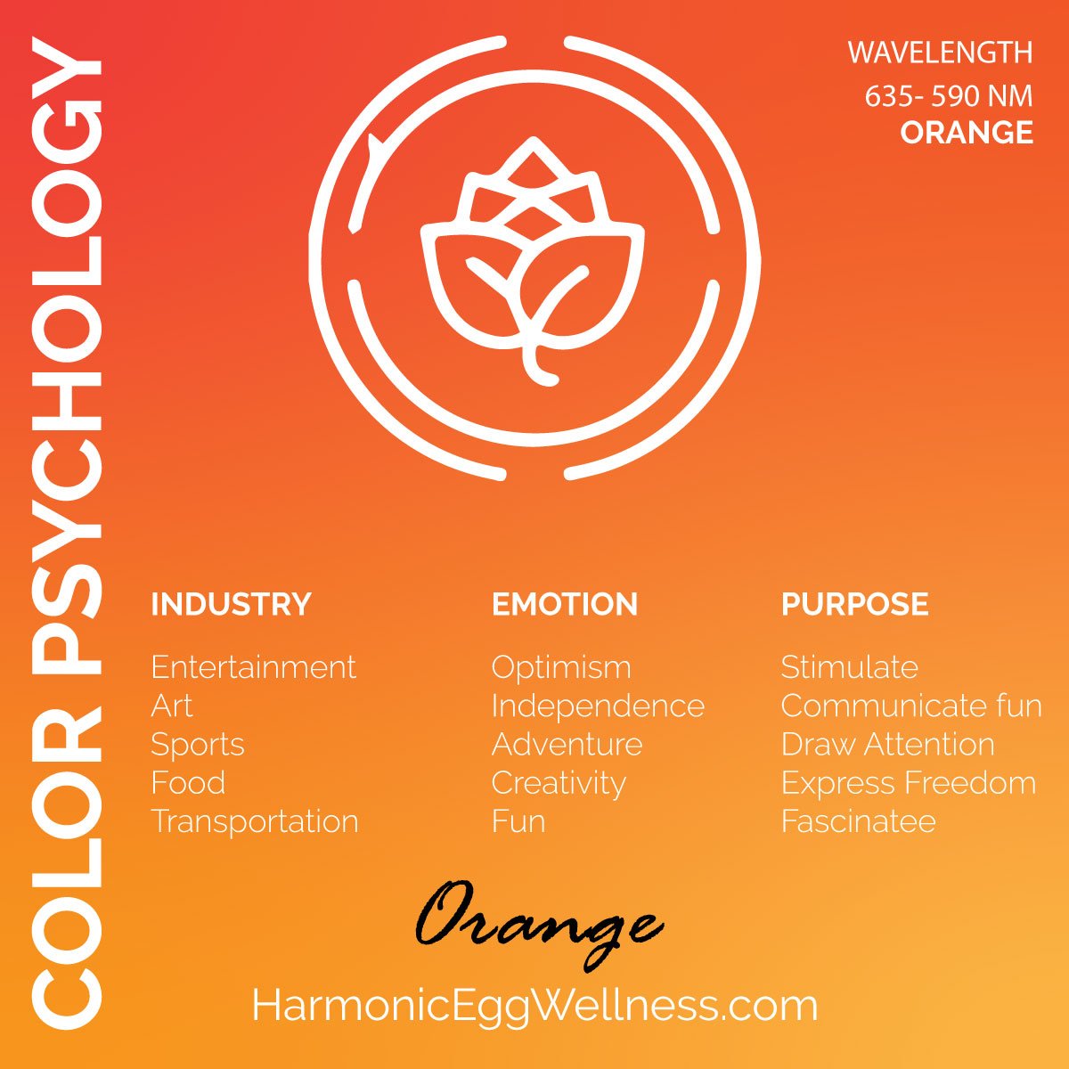 Harmonic Egg Light Therapy - Orange