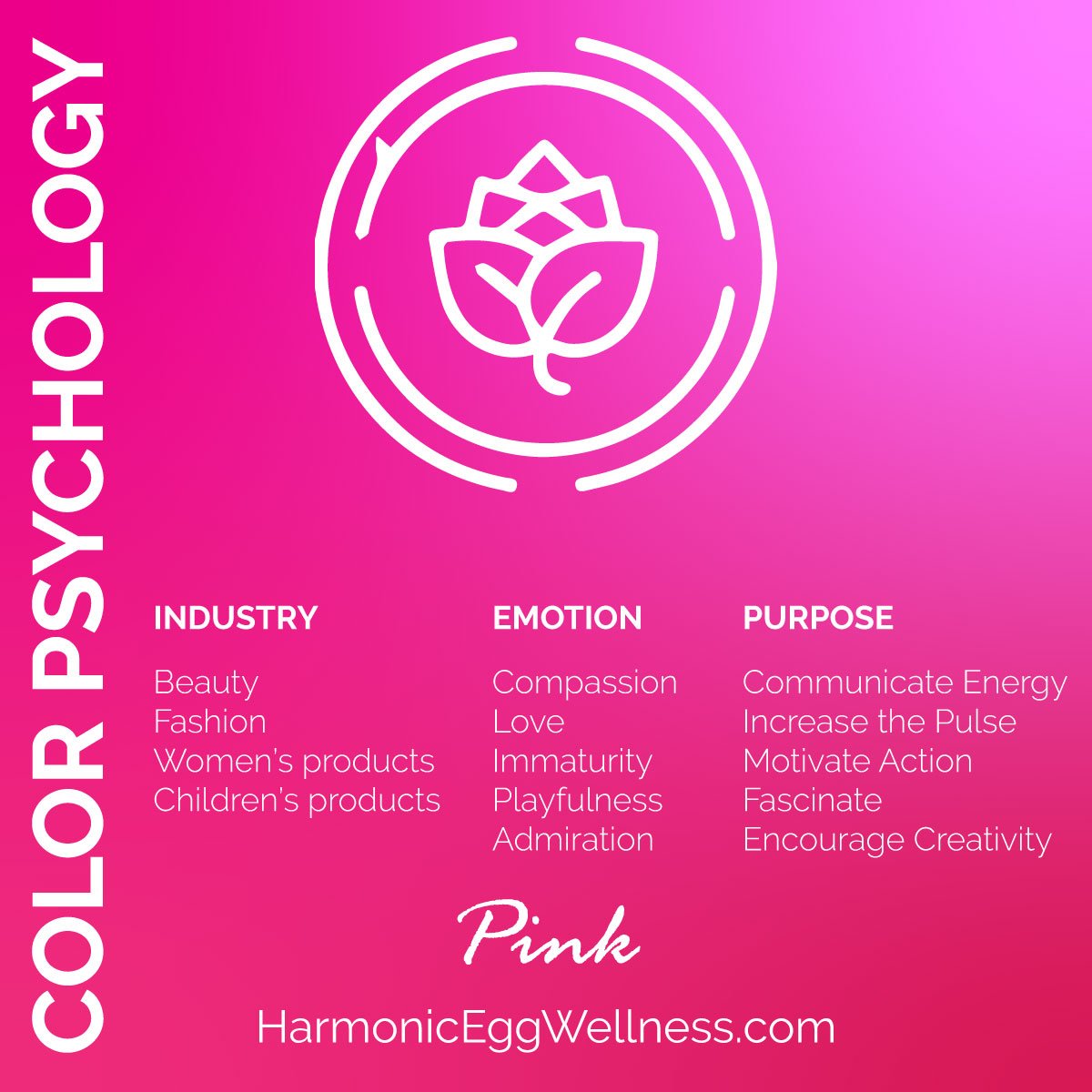 Harmonic Egg Light Therapy - Pink