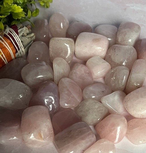 tumbled rose quartz heart chakra healing.jpeg