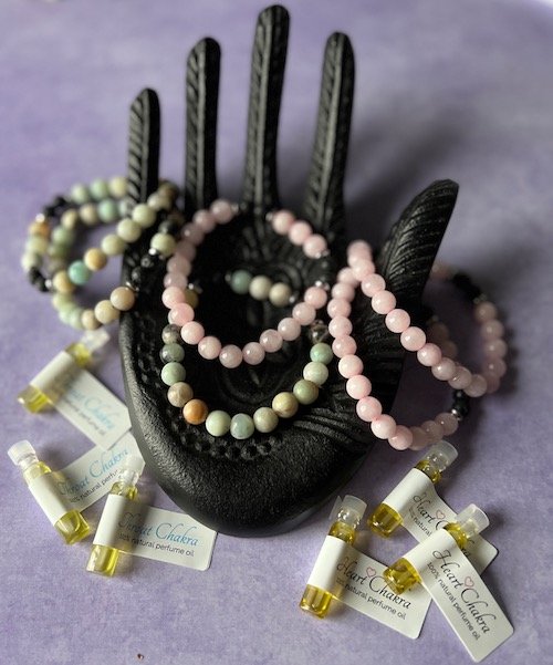 aromatherapy bracelets and heart throat chakra .jpeg