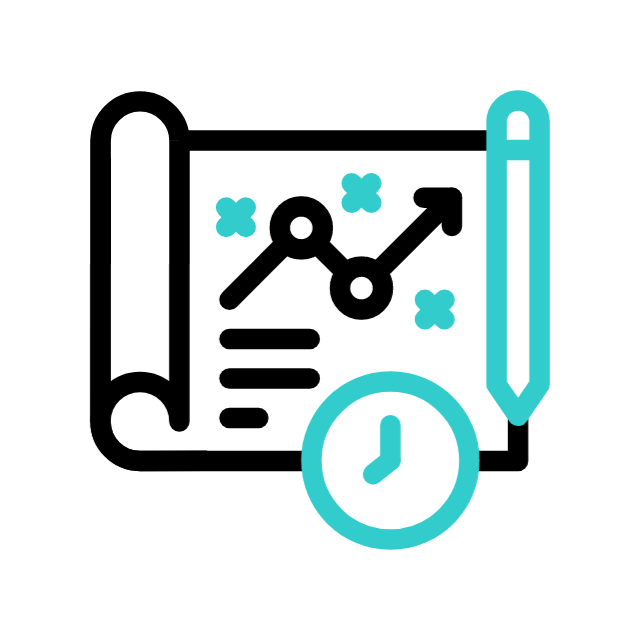 Animated icon for planning