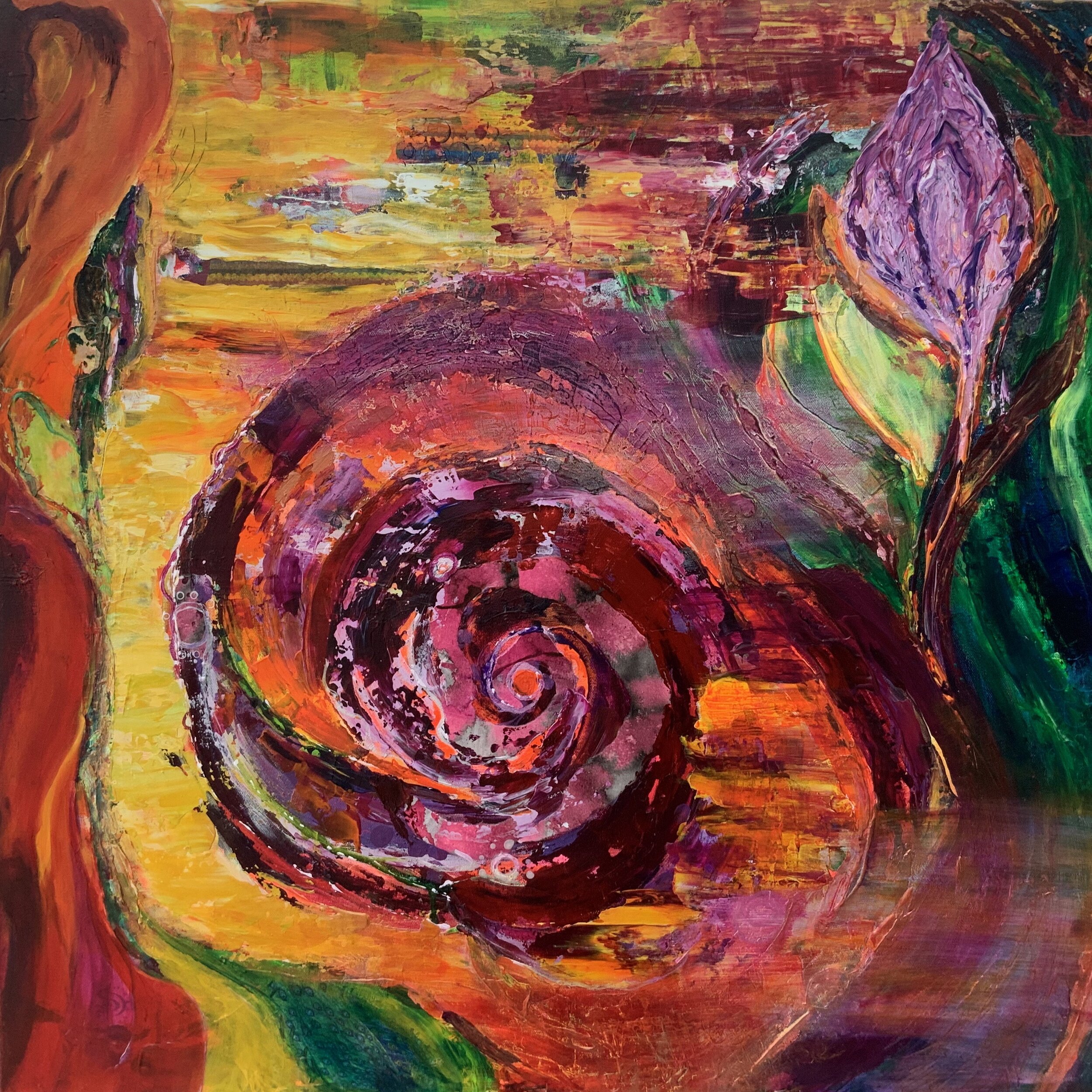 Awaken 76 cm x 76 cm x3.5cm .jpeg