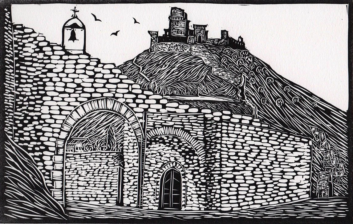 Rocca Maggiore - vista Porta Perlici 25x35