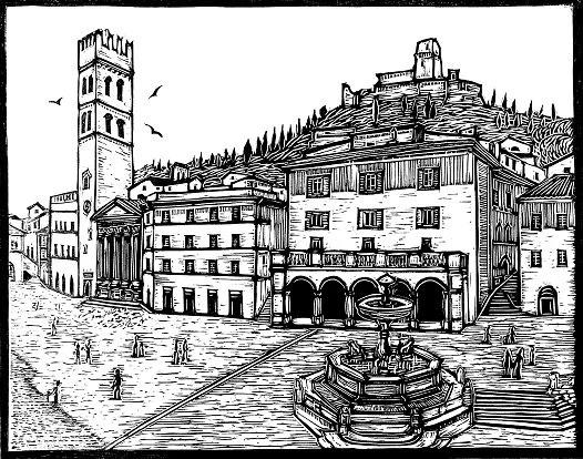 Piazza del Comune 30x40