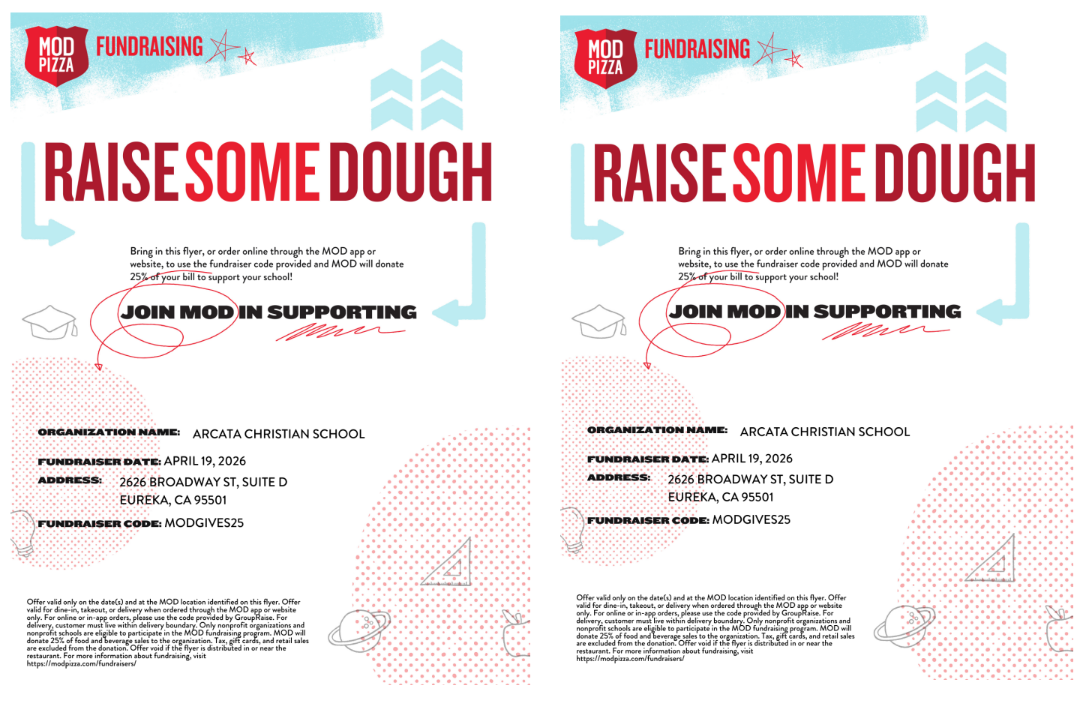 MOD Pizza Fundraiser 4.19.26