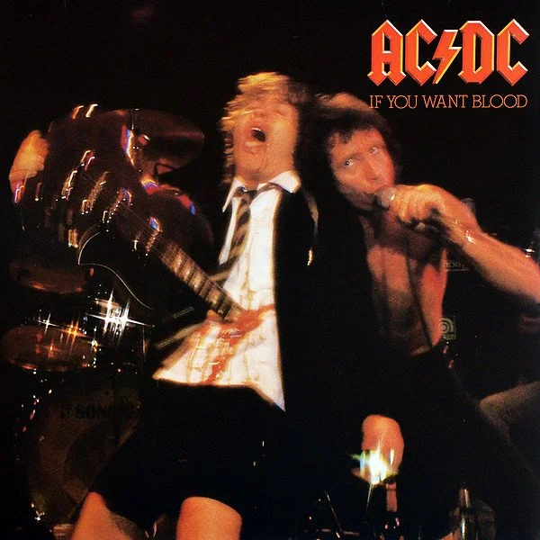 ACDC - IF YOU WANT BLOOD (50th anniversary Gold coloured)