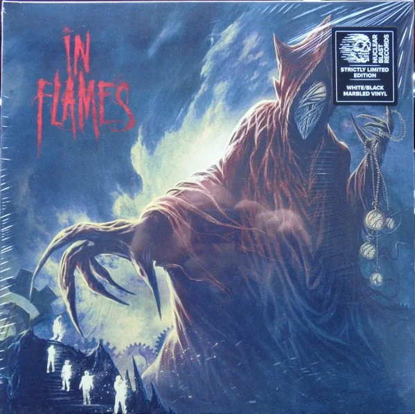 IN FLAMES - FOREGONE (WHITE/BLACK MARBLE)