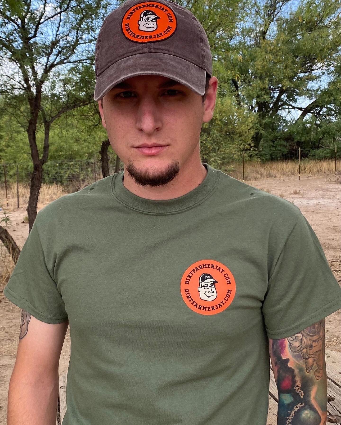 Stocks are running low! Make sure you hop on over to DirtFarmerJay.com. These aren&rsquo;t your average light shirts. These shirts weigh in staring at 6.1 ounces. These are working shirts! #dirtfarmerj #dirtfarmin #utah #youtube