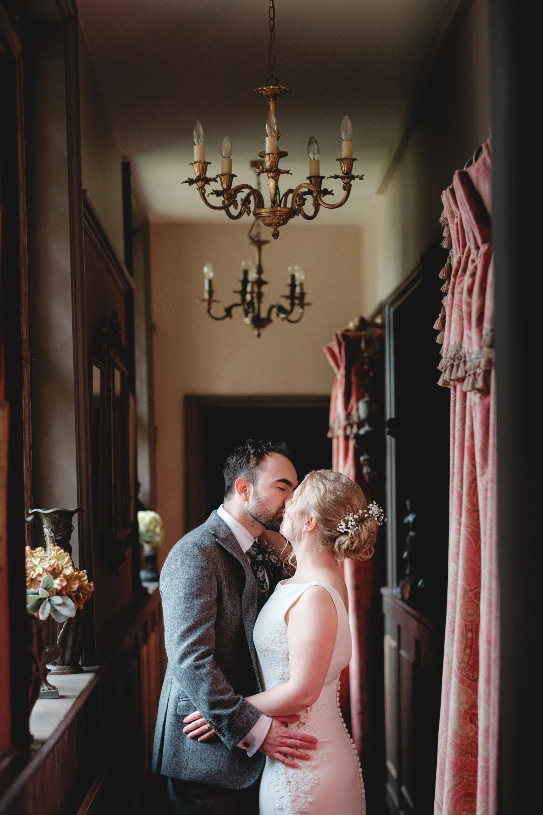 Spring showers at Chenies Manor House wedding