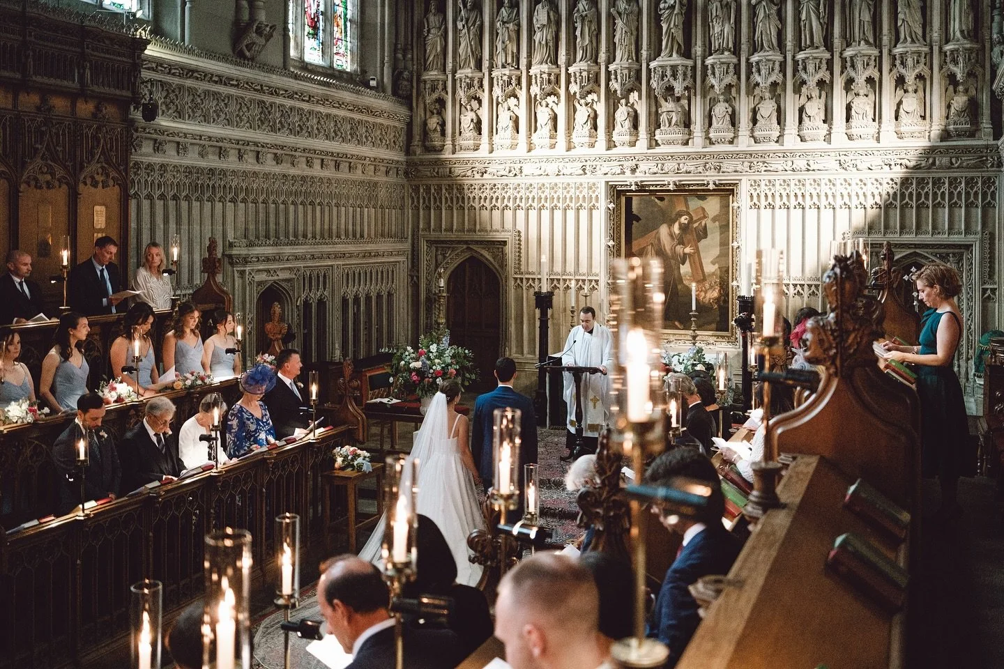 The chapel of Magdalen College, Oxford. 
Lefteris and Gemma were a dream couple to photograph! 
Another amazing Oxford College wedding. 

@magdalenoxford #magdalencollegeoxford #oxfordweddingvenue #oxfordshireweddingvenue #oxfordshireweddingphotograp