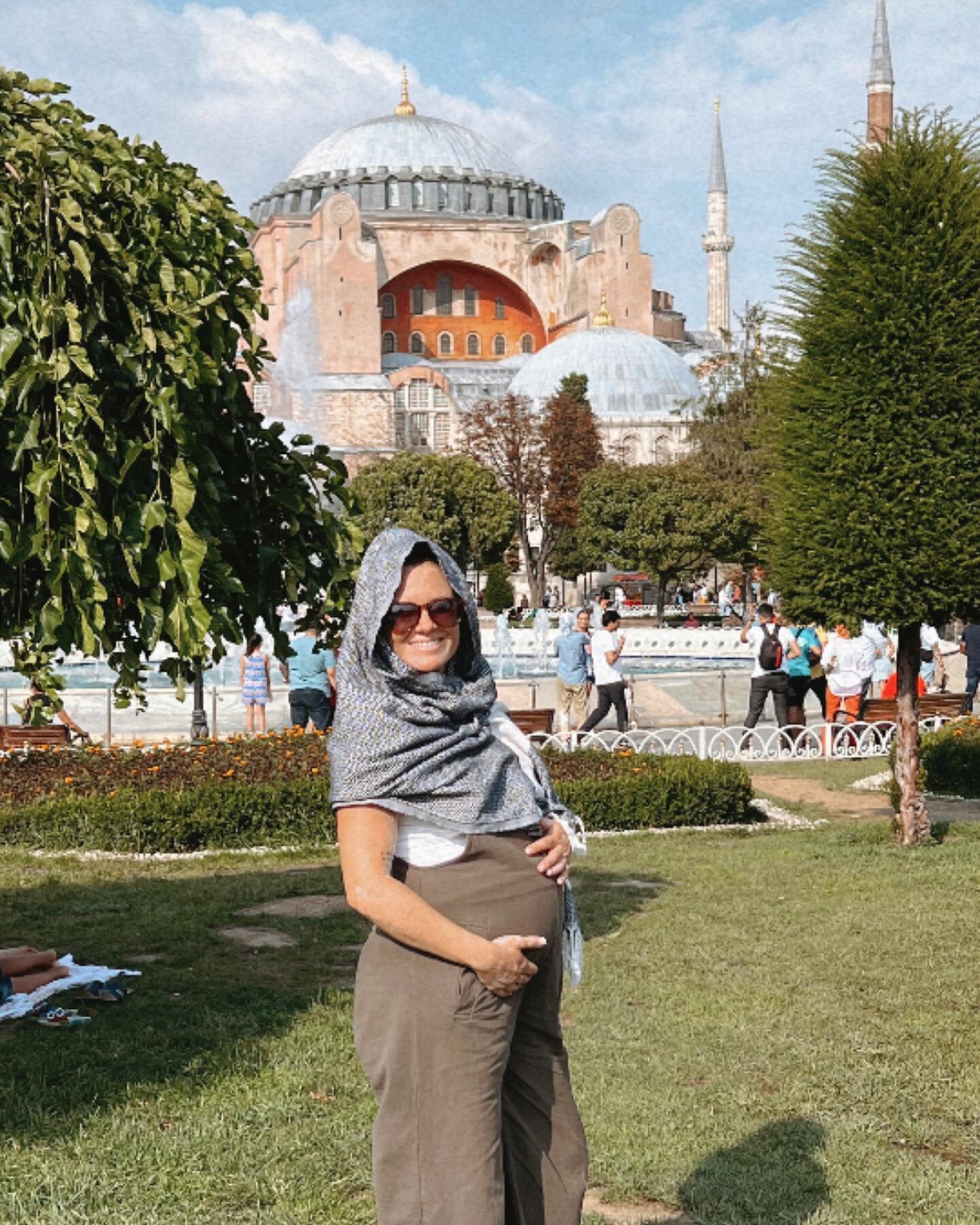 Rounding out trimester ✌🏼with a quick culture and flavor-full baby moon in Turkey 🇹🇷 This trip (and trimester!) has been an absolute dream. Happy to report my body is holding up, lil man is getting his exercise in with some big ol&rsquo; kicks and