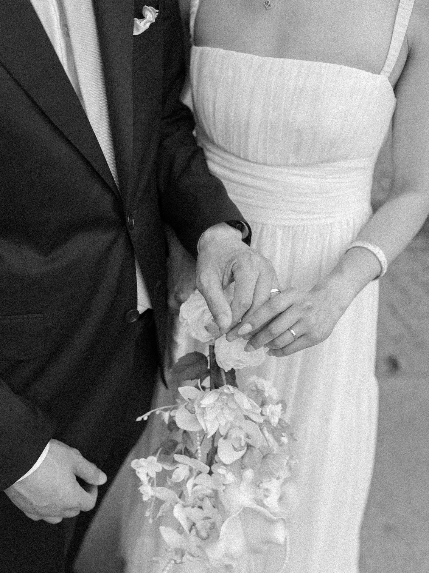Two hands. 🤝
Two rings.💍
One promise. &hearts;️

Stripped of distraction, all that remains is what truly matters&mdash;the commitment. Wedding bands aren&rsquo;t just jewelry; they&rsquo;re a daily reminder of vows spoken, faith placed in one anoth