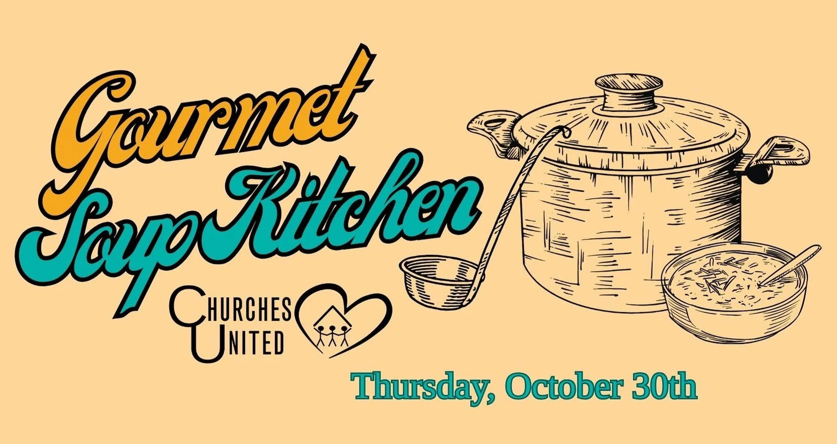Get tickets to the Gourmet Soup Kitchen Fundraiser on October 30
