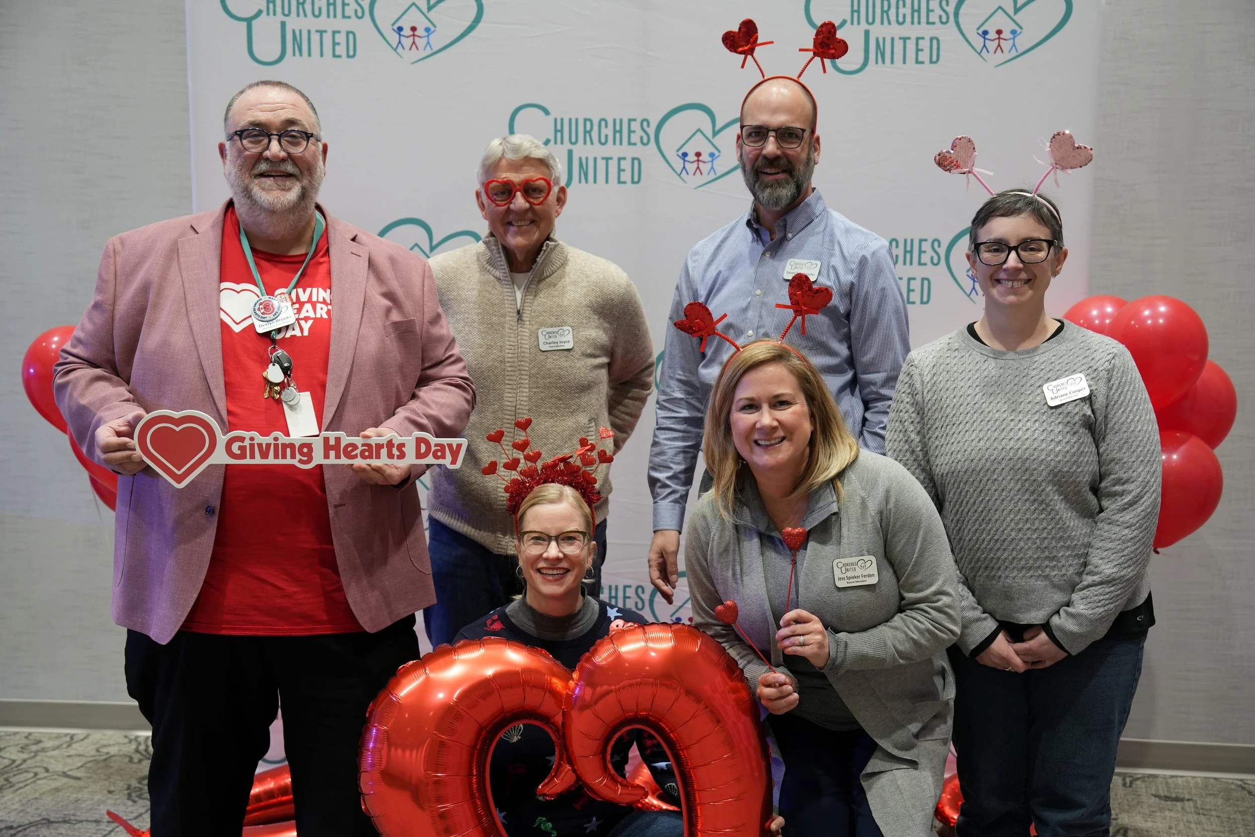 Churches United ushers in the Giving Hearts Day season! 