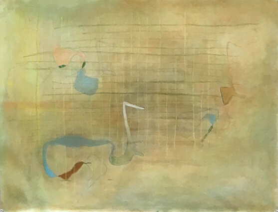 Abstract non-representational self-portrait. Using patter, color, and composition to portray the self. 