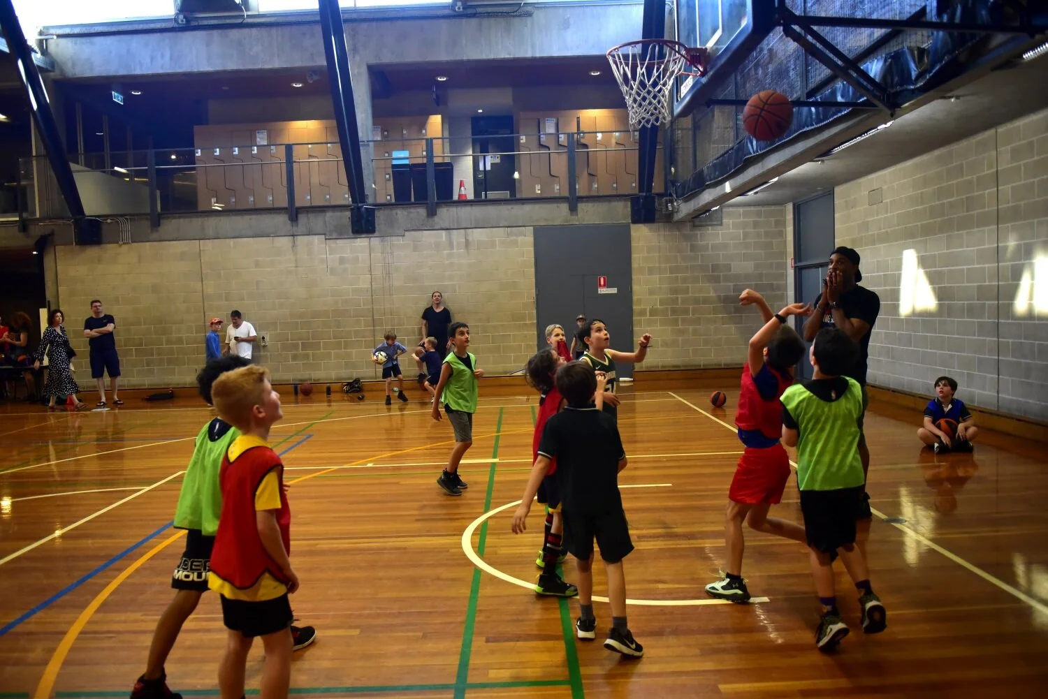Rising Stars Basketball Children in Action