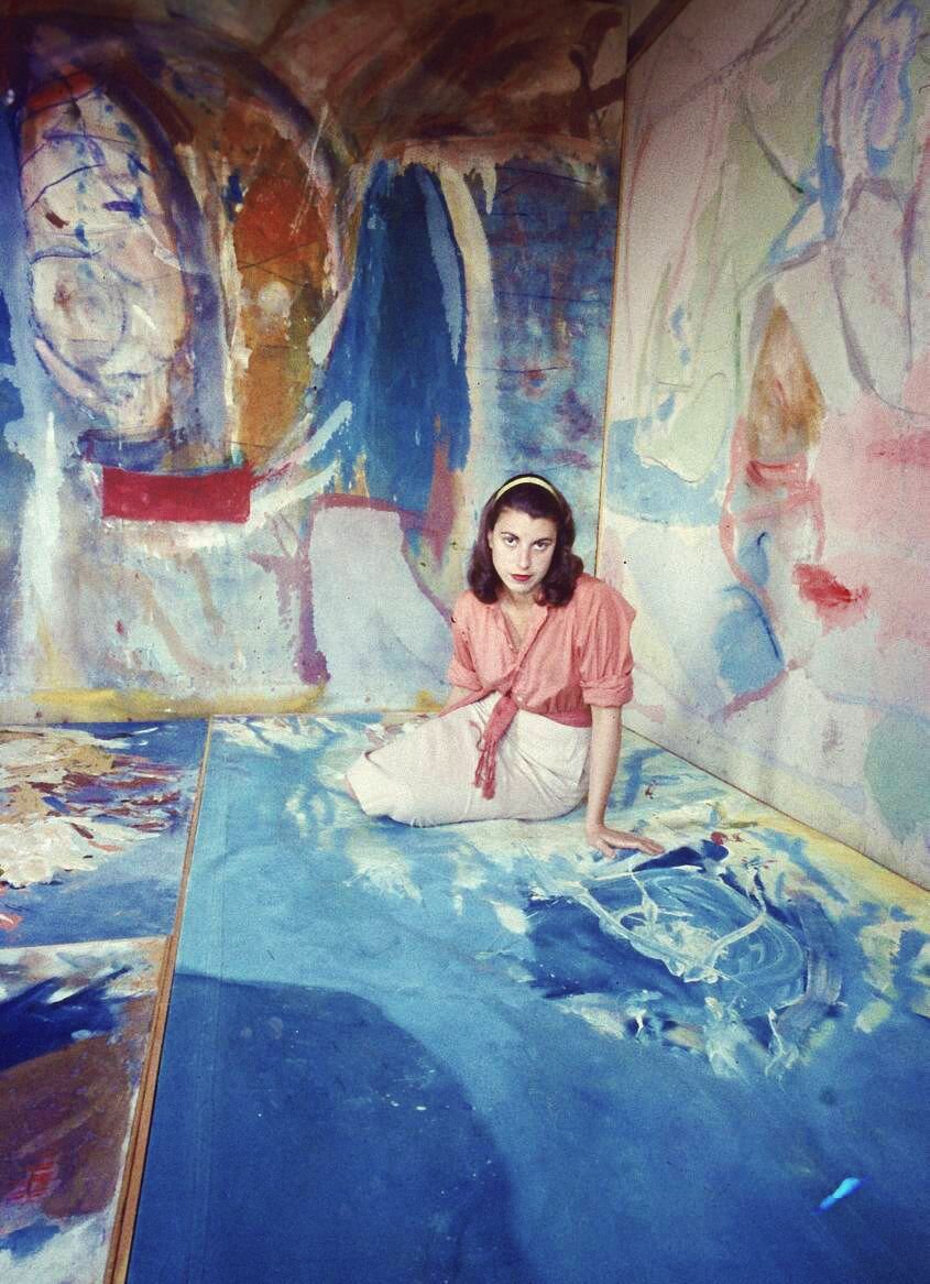 Helen Frankenthaler photographed by Gordon Parks