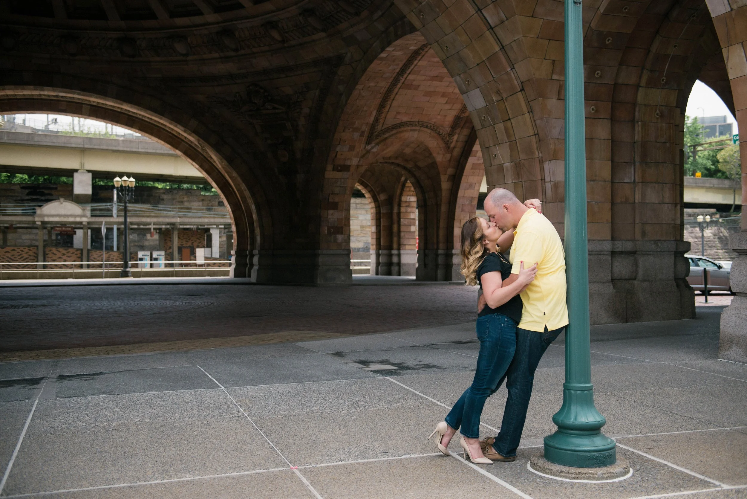 engagement session amtrak station pittsburgh