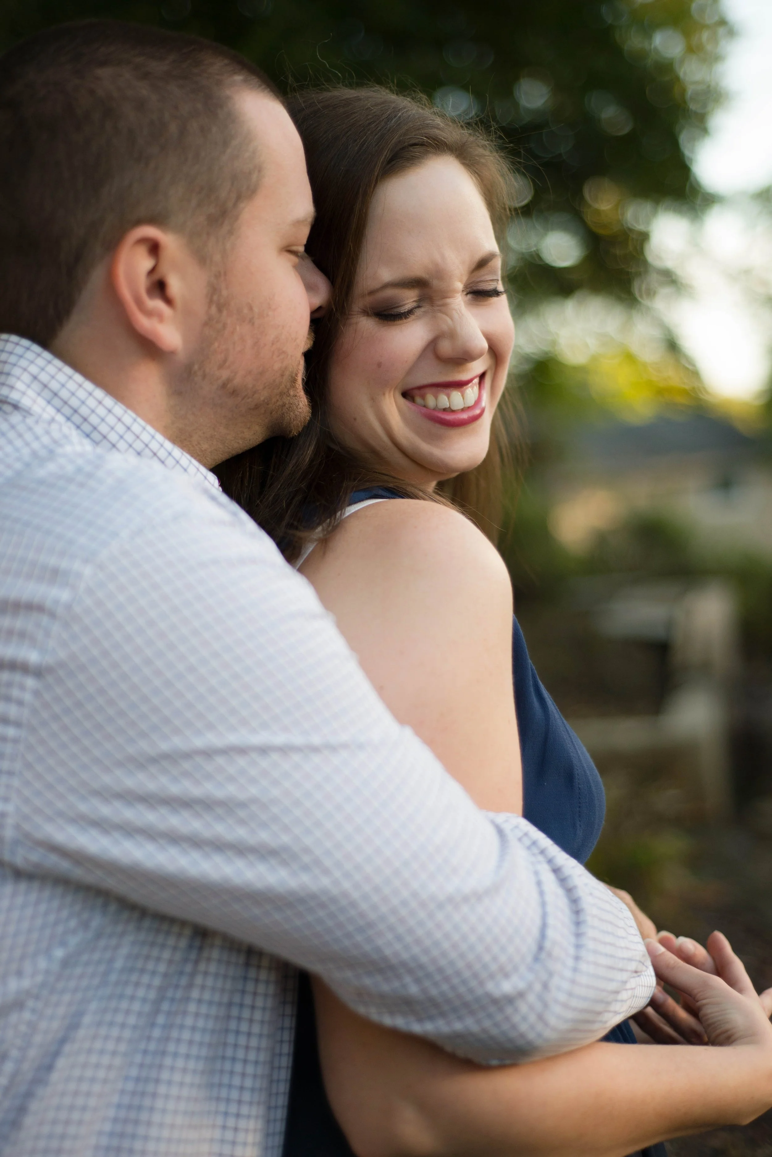 engagement session at home