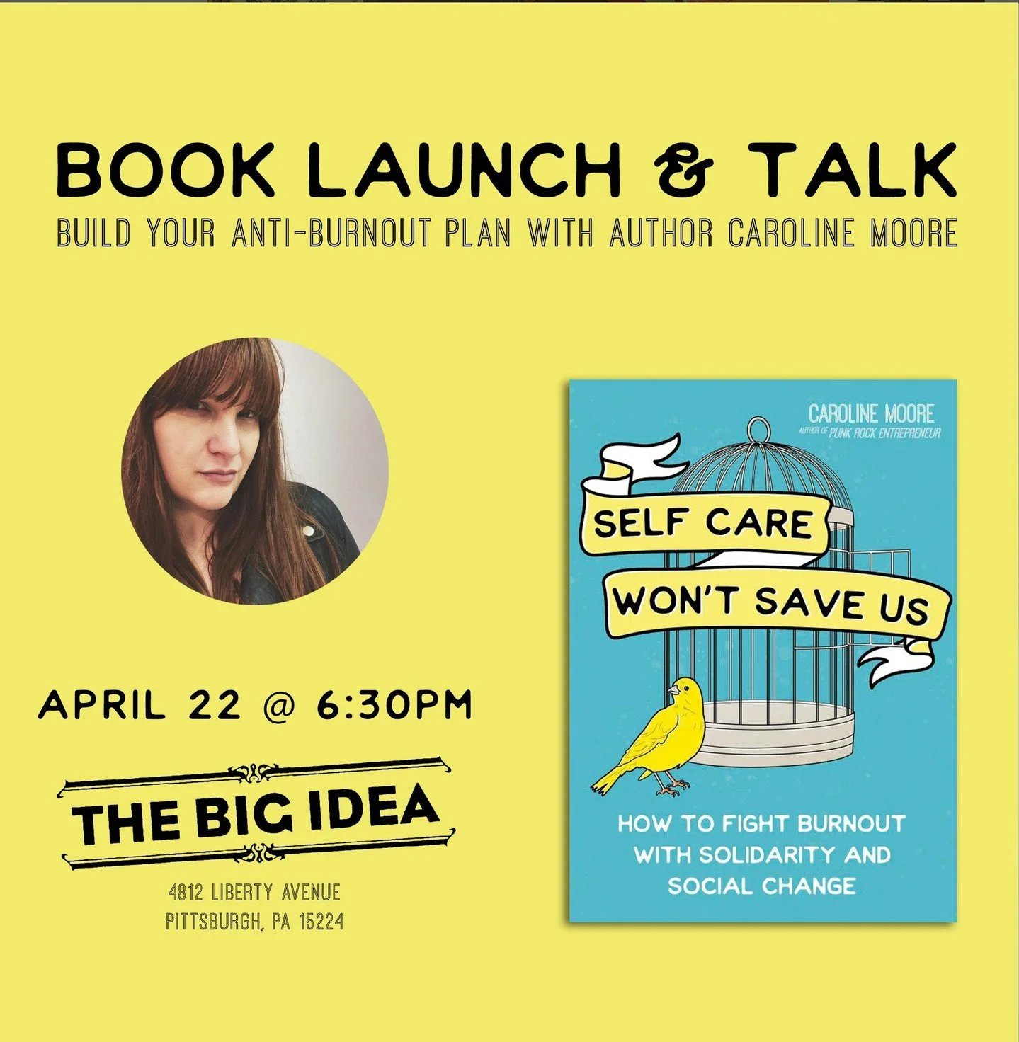 My book launch is this Wednesday! It's free, you should come.