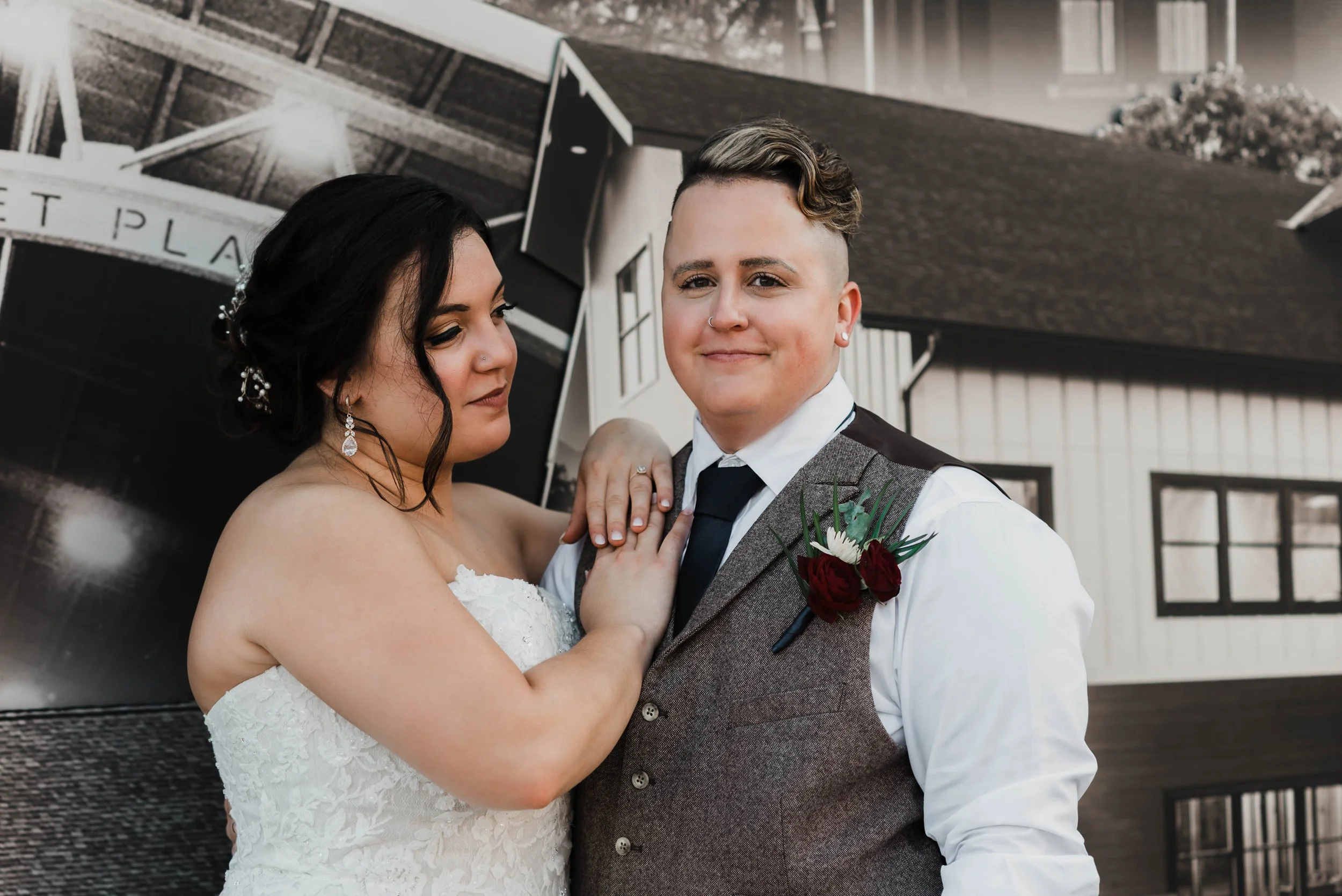 Trans LGBTQ+ wedding at Hotel Monaco